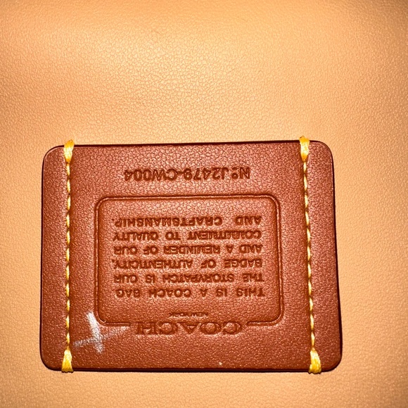 Coach Hadley Mini Crossbody Tan Suede - Picture 5 of 9